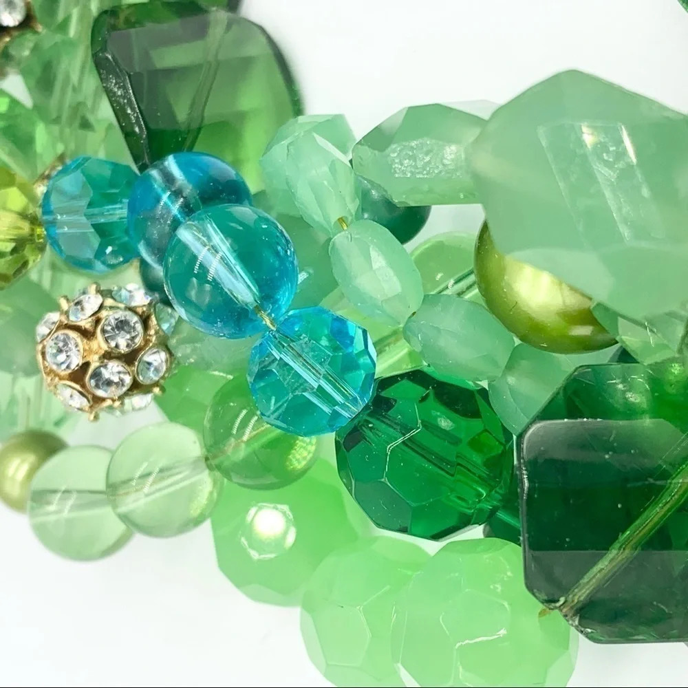 Kate Spade Sea Glass Turtle Beaded Torsade Necklace - Picture 4 of 8